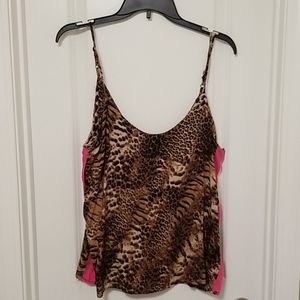 Leopard & Pink Print Camisole Blouse
